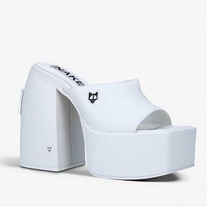 Naked Wolfe Jenna Leather Platform Sandals